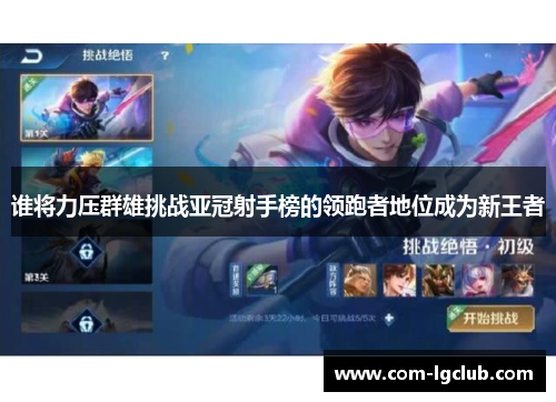 谁将力压群雄挑战亚冠射手榜的领跑者地位成为新王者