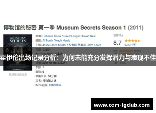 霍伊伦出场记录分析：为何未能充分发挥潜力与表现不佳